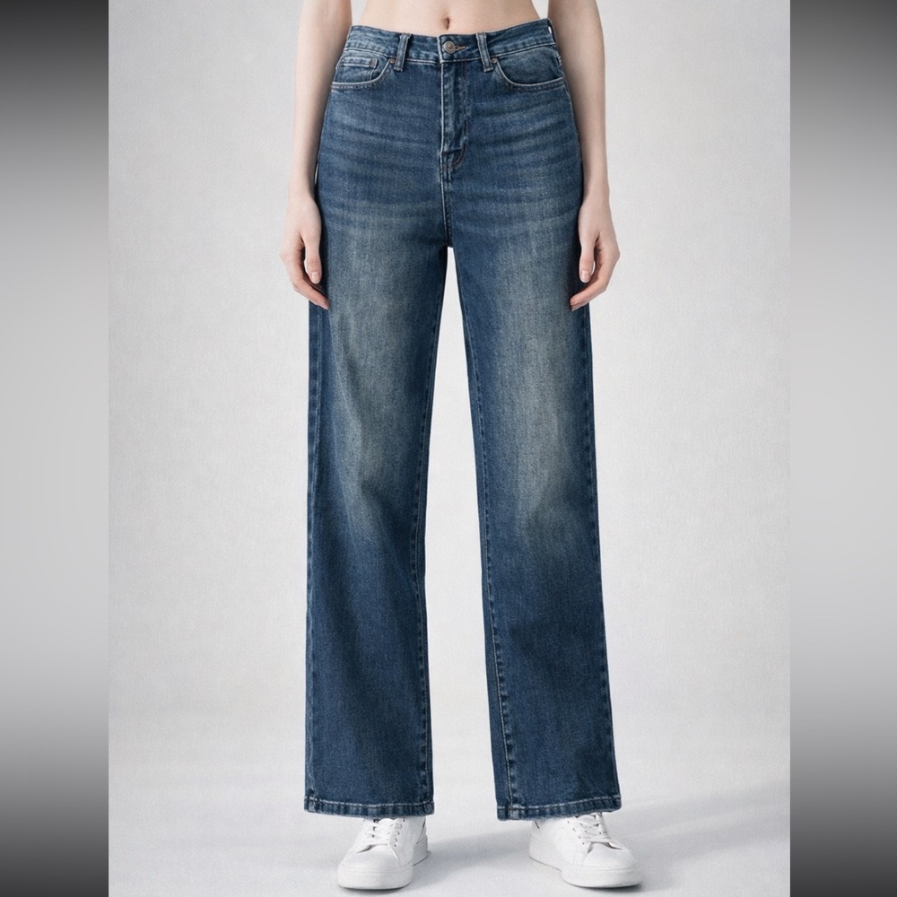 Wax Jean Dark Wash Stretch Jeans Women’s Straight Leg - Size 11/30